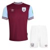 Conjunto (Camiseta+Pantalón Corto) West Ham United Primera Equipación 2024-25 - Niño